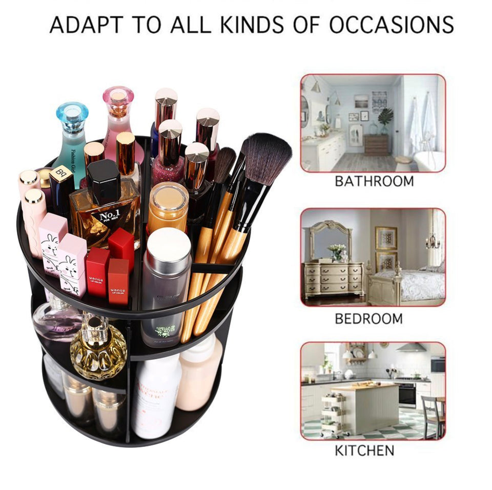 Rotating Makeup Organizer