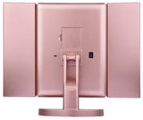 Smart 22' Foldable Triple-Panel LED Makeup Mirror