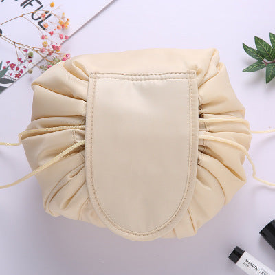Drawstring makeup bag