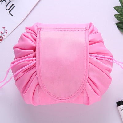 Drawstring makeup bag