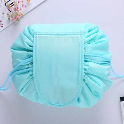 Drawstring makeup bag