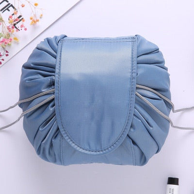 Drawstring makeup bag