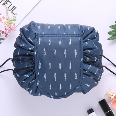 Drawstring makeup bag