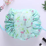 Drawstring makeup bag