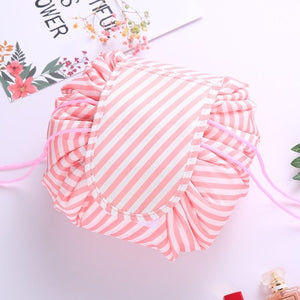 Drawstring makeup bag