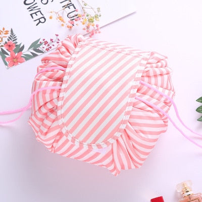 Drawstring makeup bag