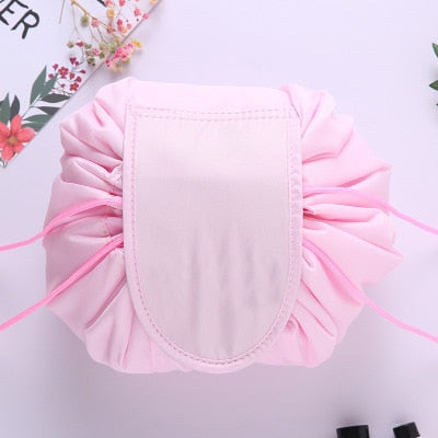 Drawstring makeup bag
