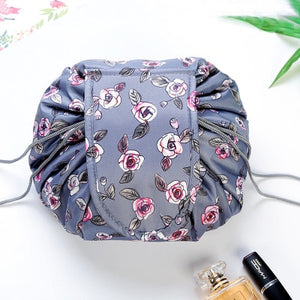 Drawstring makeup bag