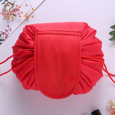 Drawstring makeup bag