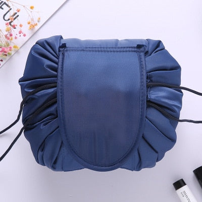 Drawstring makeup bag