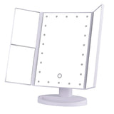 Smart 22' Foldable Triple-Panel LED Makeup Mirror