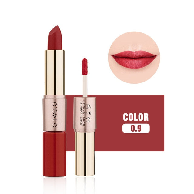 2 in 1 Lipstick + Liquid Lip Gloss